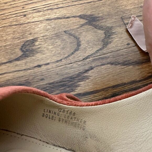 J Crew Elsie Velvet Pumps Size 8 Pink Lace Up Heels Holiday Party Coquette - Picture 8 of 9